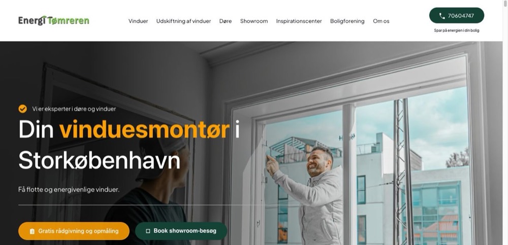 Forsiden af Energitømreren